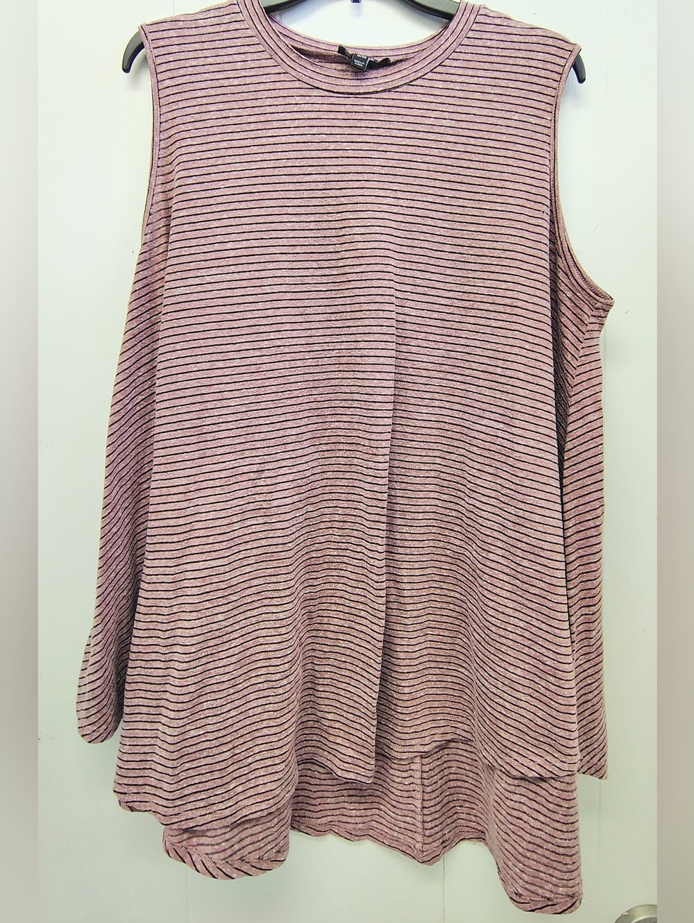 Lane Bryant Sleeveless Striped Swing Tank Size 1X